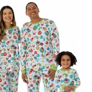Dr Seuss The Grinch Lus Size Unisex Long Sleeve Pajama Top Size 3X 22-24